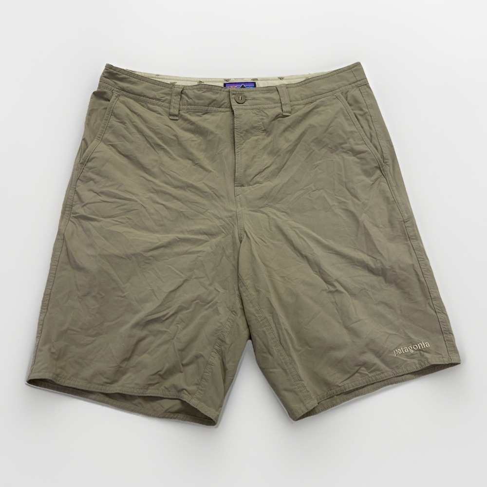 Patagonia Wavefarer Walk ‎ Shorts Mens 34 Tan Chino Gorpcore